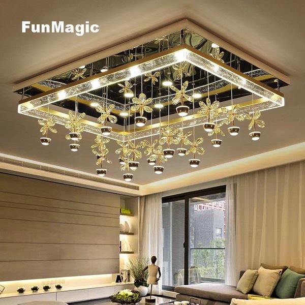 ceiling lights modern romantic crystal flowers led light living room bedroom fixture lamp remote control stainless steel foyer lighting
ceiling lights modern romantic crystal flowers led light living room bedroom fixture lamp remote control stainless steel foyer lighting