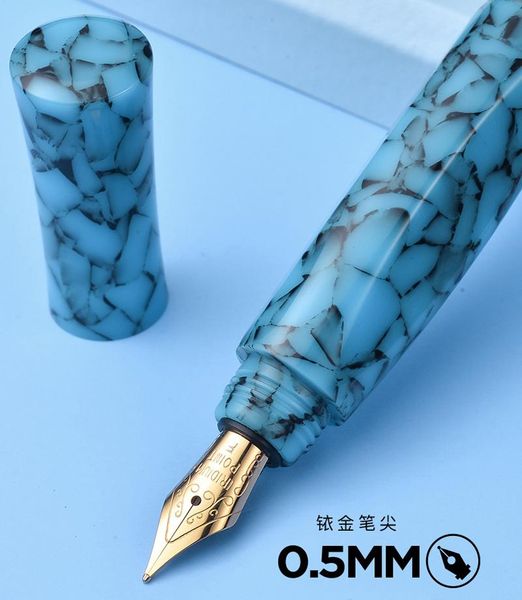 fountain pens montagut youth colorful celluloid blue pen stick shape pocket portable mini iridium fine nib 0.5mm writing gift
fountain pens montagut youth colorful celluloid blue pen stick shape pocket portable mini iridium fine nib 0.5mm writing gift