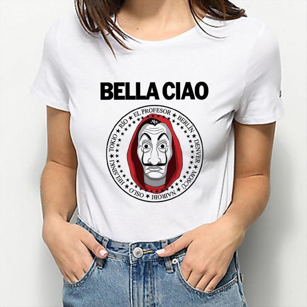 money heist paper house womens t shirt casa de papel oversize russia delivery clothes, White
money heist paper house womens t shirt casa de papel oversize russia delivery clothes, White