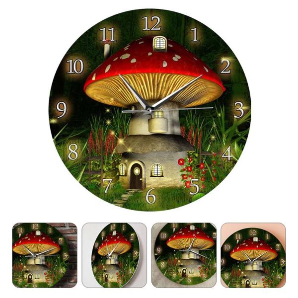wall clocks mushroom house pattern acrylic clock decoration for living room kitchen
wall clocks mushroom house pattern acrylic clock decoration for living room kitchen