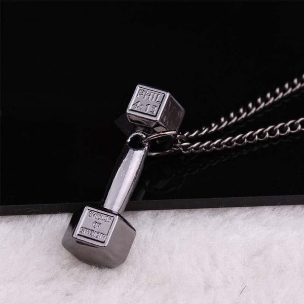 pendant necklaces punk homme domineering fitness dumbbell for male women couple jewelry statement xlyx003 5.0, Silver
pendant necklaces punk homme domineering fitness dumbbell for male women couple jewelry statement xlyx003 5.0, Silver
