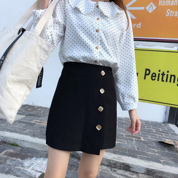 skirts single breasted skirt fashion women solid short high waist buttons mini black
skirts single breasted skirt fashion women solid short high waist buttons mini black