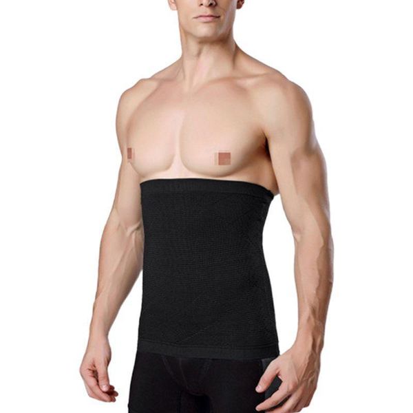 waist support mens slimming shapewear band compression abdomen tummy control belt cincher sports corset belly fat burner, Black;gray 
waist support mens slimming shapewear band compression abdomen tummy control belt cincher sports corset belly fat burner, Black;gray