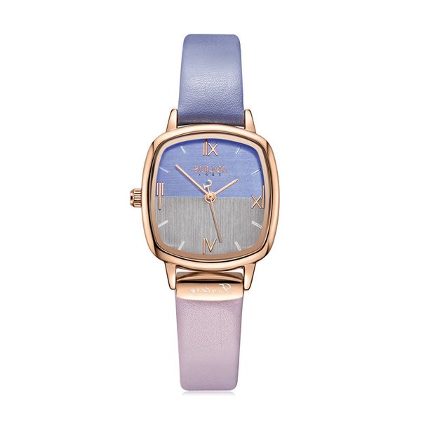 small square olors elegant women's watch japan mov't lady hours fine fashion leather bracelet girl's gift julius box, Slivery;brown
small square olors elegant women's watch japan mov't lady hours fine fashion leather bracelet girl's gift julius box, Slivery;brown