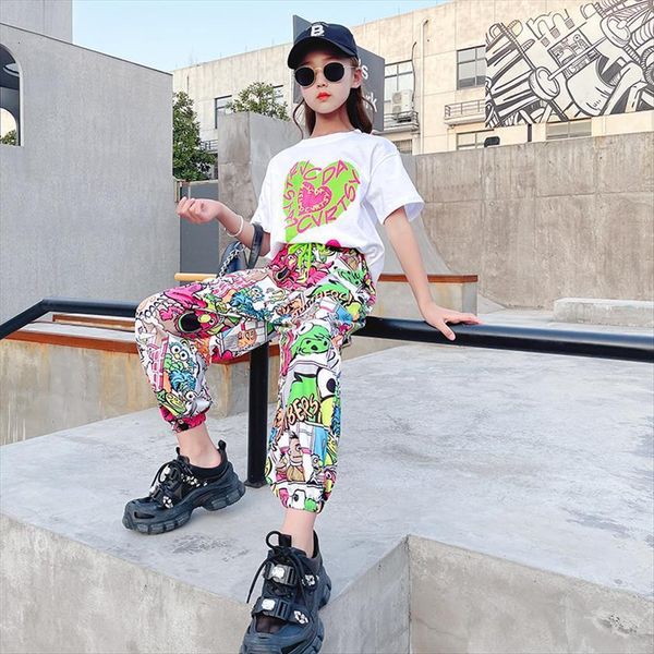 girls clothes set korean style heart pattern t shirt print pants 2pcs teen clothing boutique outfits 4 6 8 10, White
girls clothes set korean style heart pattern t shirt print pants 2pcs teen clothing boutique outfits 4 6 8 10, White