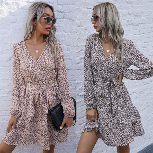 casual office lady women dress autumn 2021 fashion print v-neck ruffles slim midi dress, Black;gray
casual office lady women dress autumn 2021 fashion print v-neck ruffles slim midi dress, Black;gray