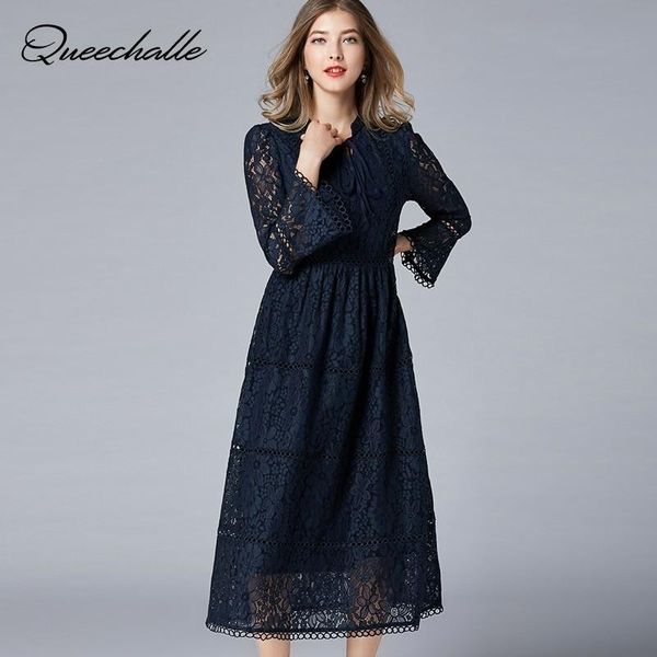casual dresses deep blue color lace dress women 2021 spring up v neck empire elegant plus size long sleeve party midi vestidos, Black;gray
casual dresses deep blue color lace dress women 2021 spring up v neck empire elegant plus size long sleeve party midi vestidos, Black;gray