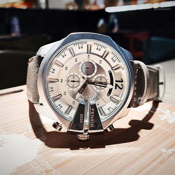 couple dial men's fashion trend personality business simple calendar waterproof quartz watch wristwatches, Slivery;brown
couple dial men's fashion trend personality business simple calendar waterproof quartz watch wristwatches, Slivery;brown