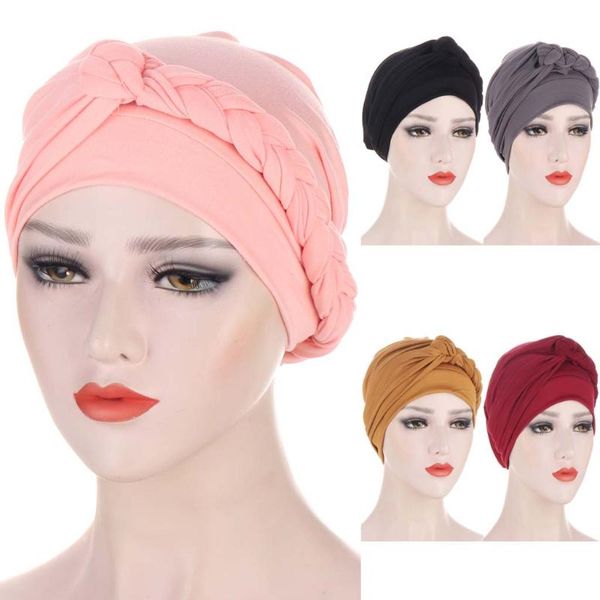 ethnic clothing braid decor twisted jersey hijabs muslim women elastic solid color turban headband easy cap chemo hat head wrap hair accesso, Red
ethnic clothing braid decor twisted jersey hijabs muslim women elastic solid color turban headband easy cap chemo hat head wrap hair accesso, Red