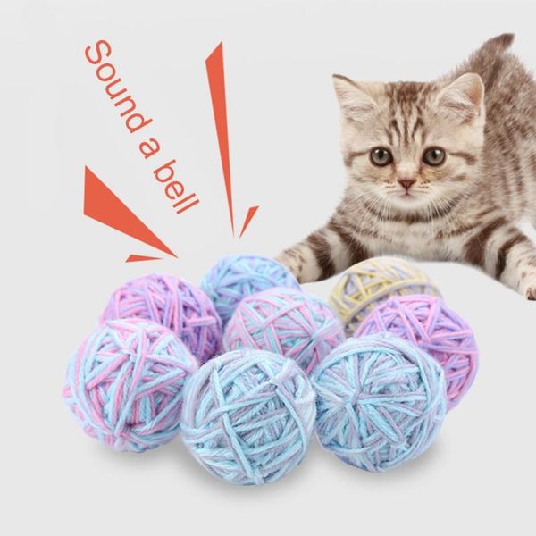cat toys pet fine wool ball grinding claw chase teaser toy play chewing rattle scratch catch funning random colors *
cat toys pet fine wool ball grinding claw chase teaser toy play chewing rattle scratch catch funning random colors *