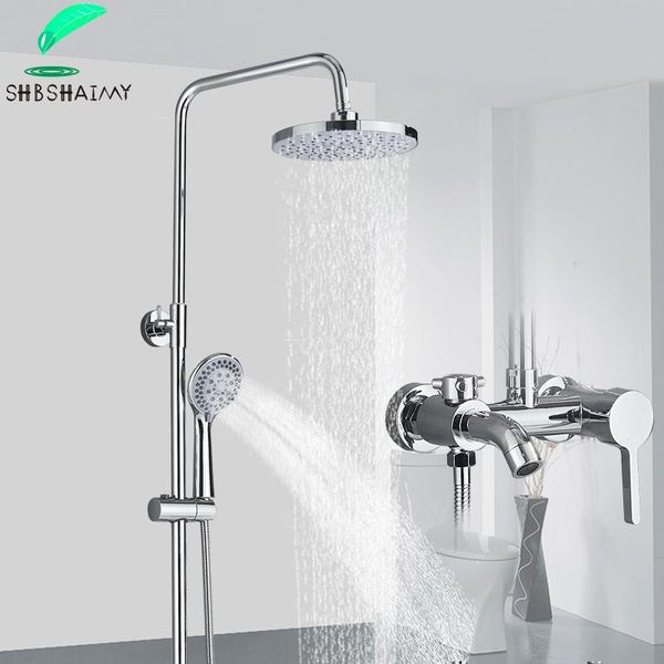 bathroom shower sets shbshaimy chrome rack for faucets rain round showerhead mixer tap and cold water with abs handshower
bathroom shower sets shbshaimy chrome rack for faucets rain round showerhead mixer tap and cold water with abs handshower