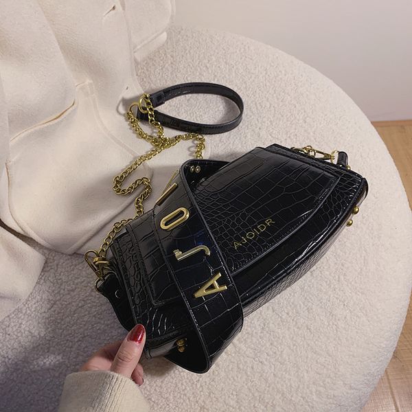 handbag net red small black bag women's 2021 fashion korean crocodile pattern broadband messenger autumn and winter one shoulder chain
handbag net red small black bag women's 2021 fashion korean crocodile pattern broadband messenger autumn and winter one shoulder chain