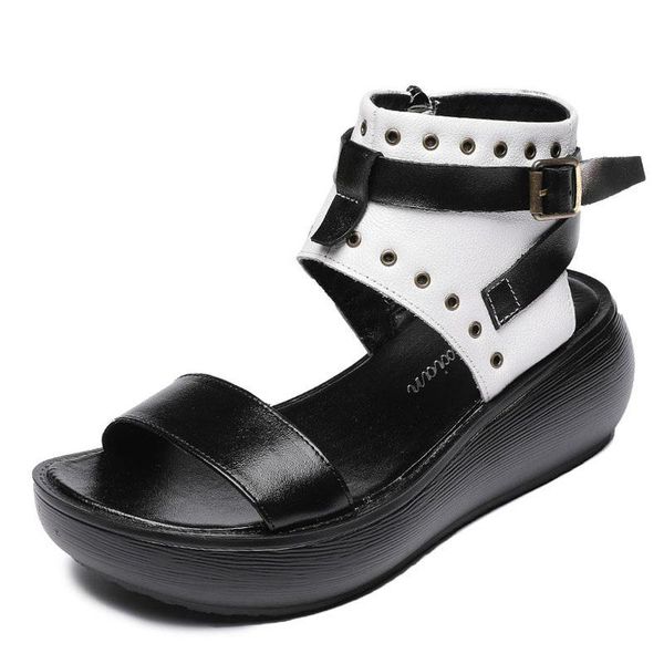sandals fashion women gladiator 2021 summer open toe shoes thick bottom rivet high slingback female wedges platform, Black
sandals fashion women gladiator 2021 summer open toe shoes thick bottom rivet high slingback female wedges platform, Black