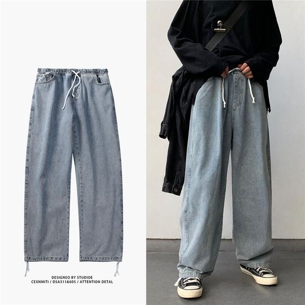 men's jeans korean style loose wide leg for men 2021 blue baggy denim pants kpop clothes fashion jeansy ulzzang cargo male
men's jeans korean style loose wide leg for men 2021 blue baggy denim pants kpop clothes fashion jeansy ulzzang cargo male