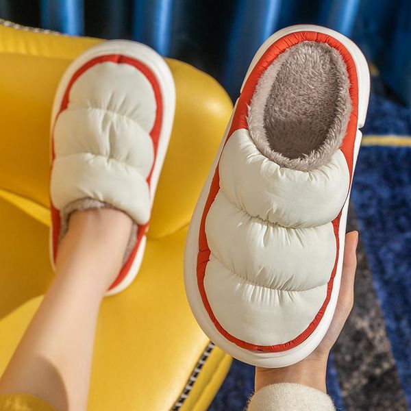 slippers cotton female autumn winter home indoor anti-slip couple thick bottom plush waterproof men's, Black
slippers cotton female autumn winter home indoor anti-slip couple thick bottom plush waterproof men's, Black