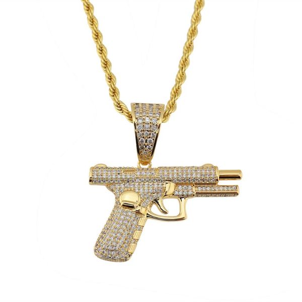 hip-hop rapper's stainless steel chain necklace in the shape of a golden pistol with zircon pendant men fashion jewelry gift, Silver
hip-hop rapper's stainless steel chain necklace in the shape of a golden pistol with zircon pendant men fashion jewelry gift, Silver