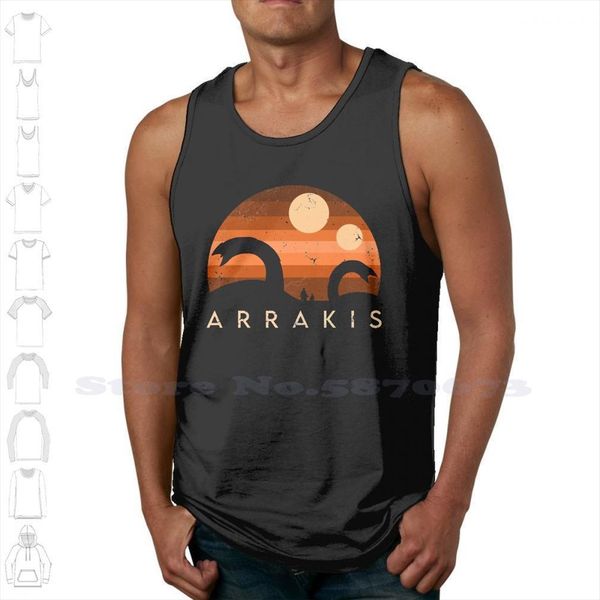 arrakis v2 aged summer funny tank sleeveless vest for men women dune atreides harkonnen scifi science fiction novel, White;black
arrakis v2 aged summer funny tank sleeveless vest for men women dune atreides harkonnen scifi science fiction novel, White;black