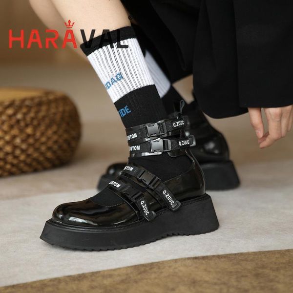 dress shoes haraval women pumps thick bottom mary janes y2k elegant fashion patent leather round toe black white casual b400
dress shoes haraval women pumps thick bottom mary janes y2k elegant fashion patent leather round toe black white casual b400