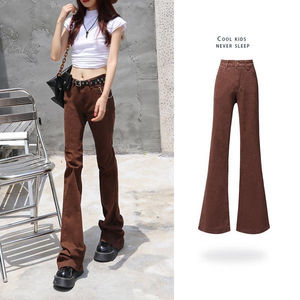 women's jeans zhisilao brown flare high waist women retro boyfriend denim pants plus size baggy longer mom streetwear 2021, Blue
women's jeans zhisilao brown flare high waist women retro boyfriend denim pants plus size baggy longer mom streetwear 2021, Blue