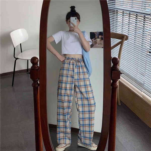 women's pants & capris simple vintage plaid causal long women street fashion straight wide leg pant female trousers summer joggers, Black;white
women's pants & capris simple vintage plaid causal long women street fashion straight wide leg pant female trousers summer joggers, Black;white