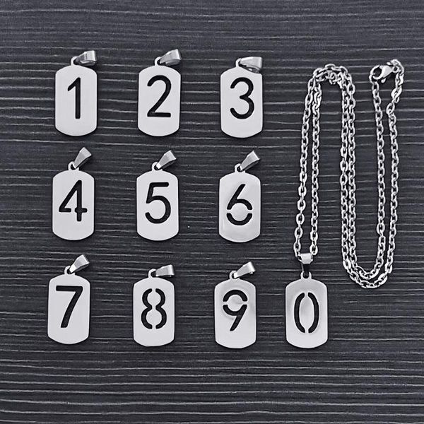 pendant necklaces firebros 2021 kpop 24" chain stainless steel square tag lucky arabic numbers necklace women men personalization jewel, Silver
pendant necklaces firebros 2021 kpop 24" chain stainless steel square tag lucky arabic numbers necklace women men personalization jewel, Silver