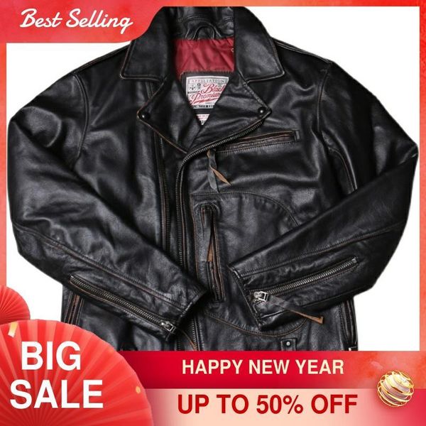 men's leather & faux 2021 vintage brown motorcycle style genuine jacket men plus size 6xl real natural cowhide winter thick warm biker, Black
men's leather & faux 2021 vintage brown motorcycle style genuine jacket men plus size 6xl real natural cowhide winter thick warm biker, Black
