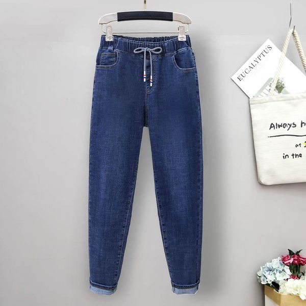 women's jeans -5xl high waist for women vintage plus size femme harem pants loose boyfriend denim streetwear trousers, Blue
women's jeans -5xl high waist for women vintage plus size femme harem pants loose boyfriend denim streetwear trousers, Blue