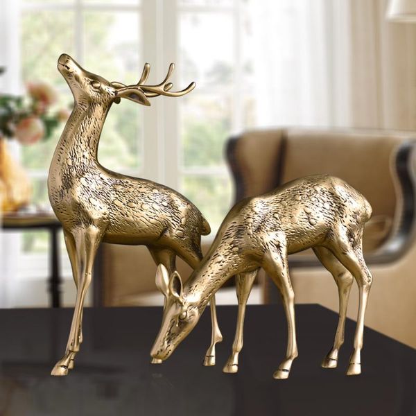 wall clocks 2pcs/set creative pure cupper deer art sculpture animal statue copper crafts luxurious living room decorations for home r3513
wall clocks 2pcs/set creative pure cupper deer art sculpture animal statue copper crafts luxurious living room decorations for home r3513