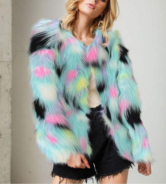 women's fur & faux autumn and winter long leopard-print coats slim slimming thick warm jacket, Black
women's fur & faux autumn and winter long leopard-print coats slim slimming thick warm jacket, Black