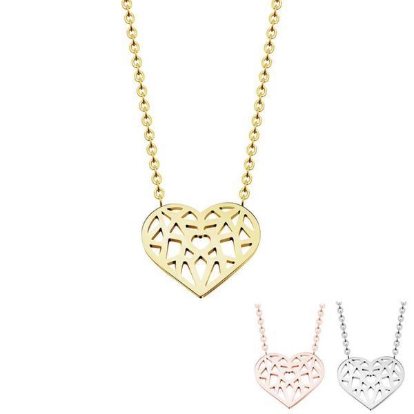 pendant necklaces fashion women choker hollow heart necklace stainless steel chain cut out ketting hanger hart maxi statement jewelry friend, Silver
pendant necklaces fashion women choker hollow heart necklace stainless steel chain cut out ketting hanger hart maxi statement jewelry friend, Silver