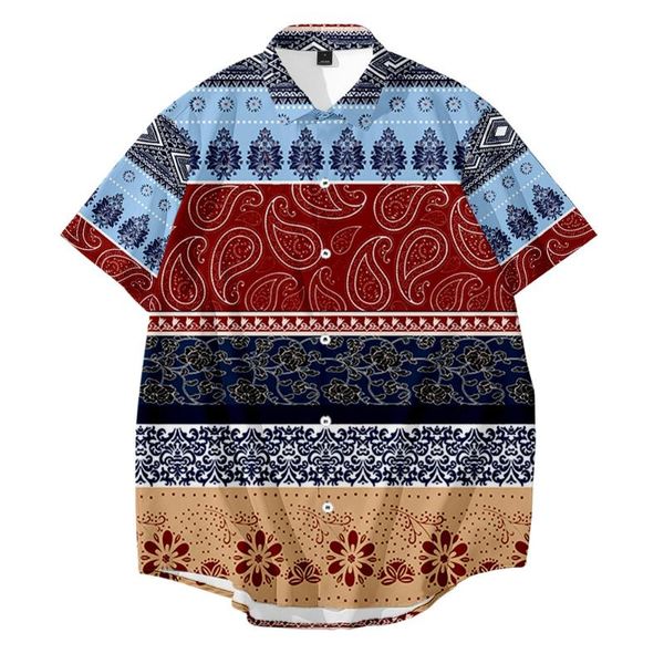 men's casual shirts 2021 autumn floral 3d digital printing short-sleeved shirt, White;black
men's casual shirts 2021 autumn floral 3d digital printing short-sleeved shirt, White;black