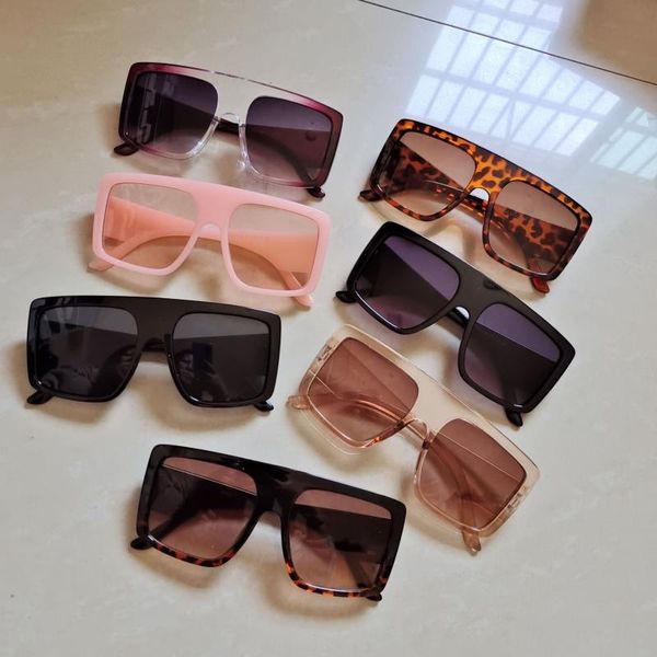 sunglasses 2021 vintage big frame oversized women pink sun glasses men uv400 square gradient shades oculos eyewear brand, White;black
sunglasses 2021 vintage big frame oversized women pink sun glasses men uv400 square gradient shades oculos eyewear brand, White;black