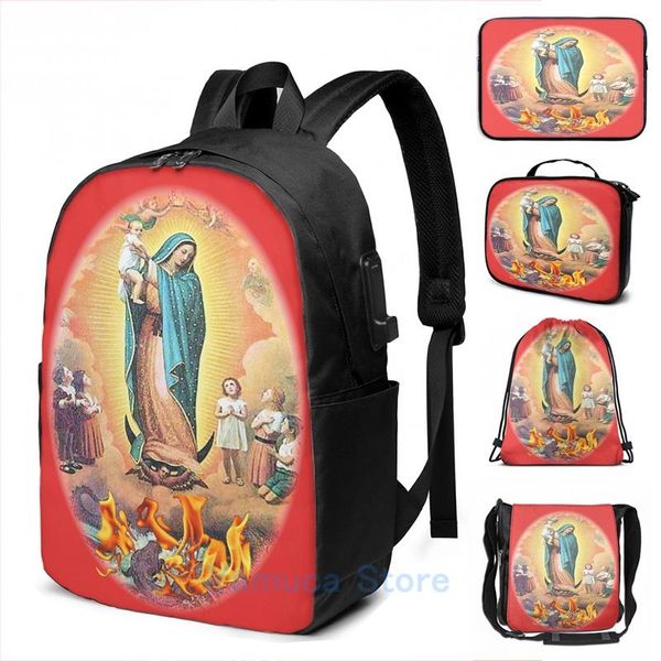 backpack print our lady of guadalupe virgen maria pro life anti abortion usb charge men school travel lapbag
backpack print our lady of guadalupe virgen maria pro life anti abortion usb charge men school travel lapbag