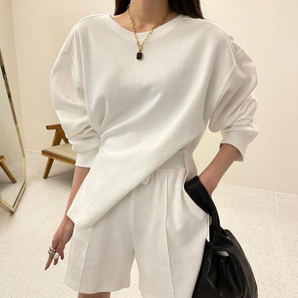 women's tracksuits guuzyuviz summer casual shorts set woman long sleeve o-neck split sweatshirt high waist female two piece, Gray
women's tracksuits guuzyuviz summer casual shorts set woman long sleeve o-neck split sweatshirt high waist female two piece, Gray