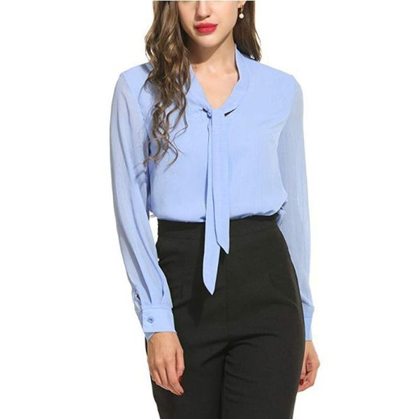 new girl women full sleeve blouse shirts chiffon blouse bow neck white black shirt big size for office work lady
new girl women full sleeve blouse shirts chiffon blouse bow neck white black shirt big size for office work lady