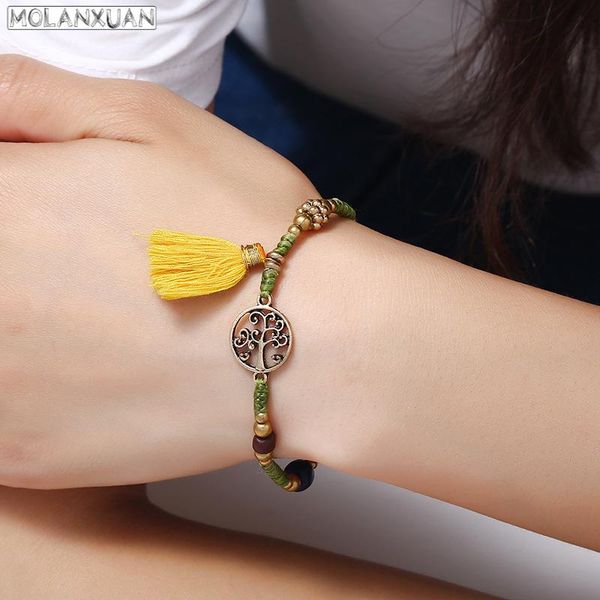 beaded, strands european american bohemian jewelry 2021 ladies woven small tassels tree of life fashion wax rope bracelet women wholesale, Black
beaded, strands european american bohemian jewelry 2021 ladies woven small tassels tree of life fashion wax rope bracelet women wholesale, Black