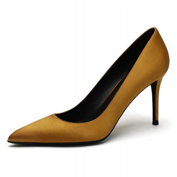 dress shoes pointed toe thin high heels woman 2021 spring black silk pumps ladies fashion office wedding n0023
dress shoes pointed toe thin high heels woman 2021 spring black silk pumps ladies fashion office wedding n0023