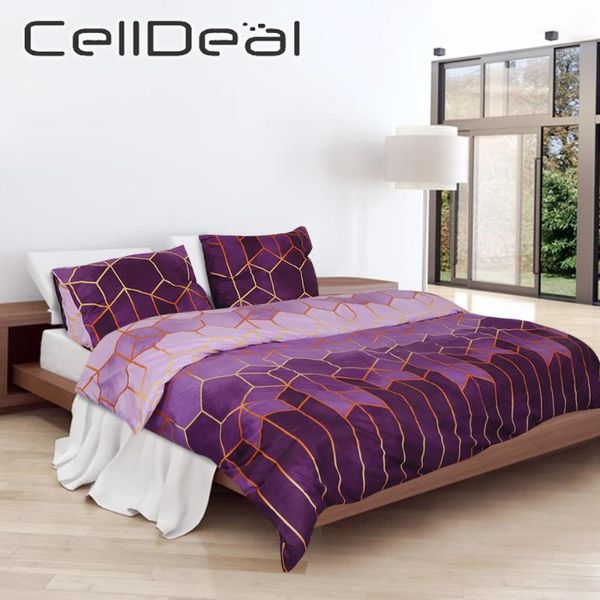 bedding sets 3pcs polyester fibre pillowcases purple gradient color gilting line geometric pattern duvet cover fashion oceania
bedding sets 3pcs polyester fibre pillowcases purple gradient color gilting line geometric pattern duvet cover fashion oceania