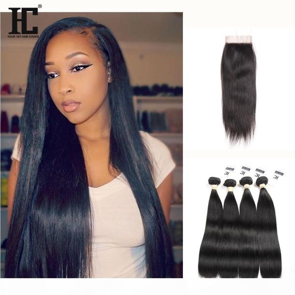 hc peruvian virgin hair bundles straight hair weaves human hair with closure unprossced 4 bundles with 4x4 lace closure middle 3 part, Black
hc peruvian virgin hair bundles straight hair weaves human hair with closure unprossced 4 bundles with 4x4 lace closure middle 3 part, Black