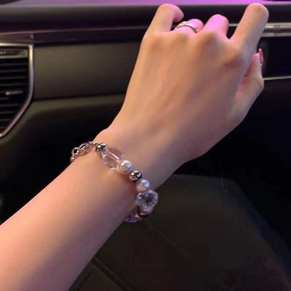 beaded, strands fashion charm transparent acrylic crystal pearl beaded bracelet for female metal chain splicing bracelets women party jewelr, Black
beaded, strands fashion charm transparent acrylic crystal pearl beaded bracelet for female metal chain splicing bracelets women party jewelr, Black
