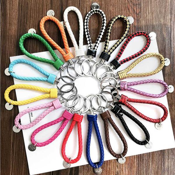 100pcs/lot women keychain fashion jewelry pu leather woven ropes key ring car decorations for promotion party gift h0915, Silver
100pcs/lot women keychain fashion jewelry pu leather woven ropes key ring car decorations for promotion party gift h0915, Silver
