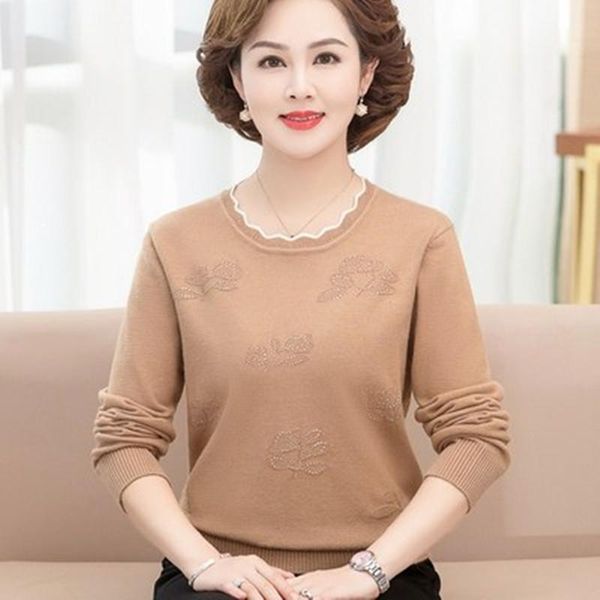 women's sweaters sweater diamond wool solid color fashion loose middle-aged mother knitted 2021 oversize autumn winter vintage 4xl pull, White;black
women's sweaters sweater diamond wool solid color fashion loose middle-aged mother knitted 2021 oversize autumn winter vintage 4xl pull, White;black
