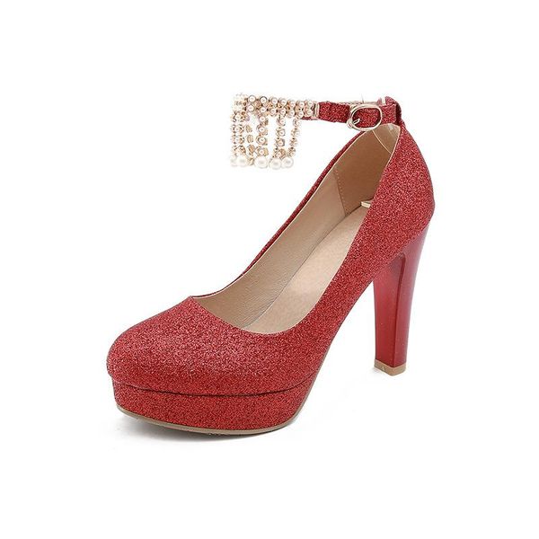 dress shoes the spring of 2021 ultra high with thick sequins joker size code 33 bride 1847-43 yards, Black
dress shoes the spring of 2021 ultra high with thick sequins joker size code 33 bride 1847-43 yards, Black