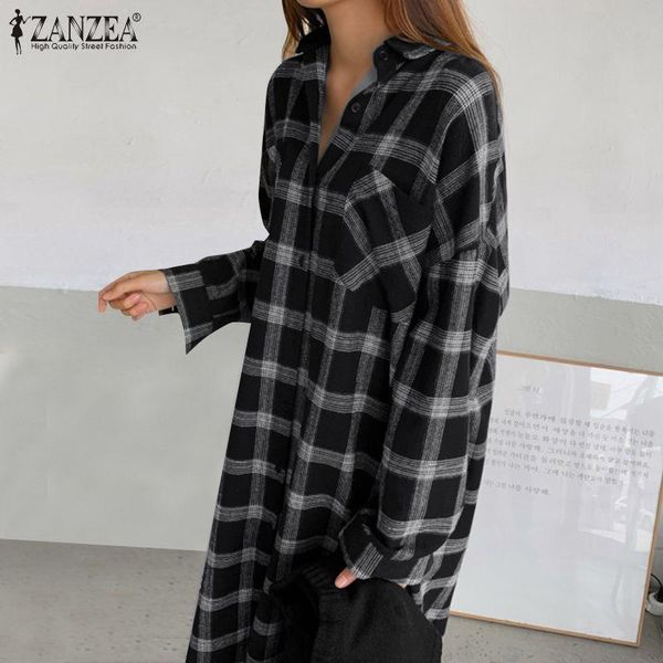casual dresses fashion plaid printed button vestido women autumn long sleeved kaftan dress oversized lapel party baggy, Black;gray
casual dresses fashion plaid printed button vestido women autumn long sleeved kaftan dress oversized lapel party baggy, Black;gray