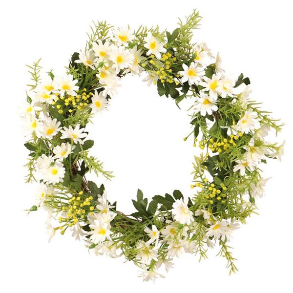 decorative flowers & wreaths daisy wreath artificial flower with leaves welcome front door hanging decoration festive
decorative flowers & wreaths daisy wreath artificial flower with leaves welcome front door hanging decoration festive