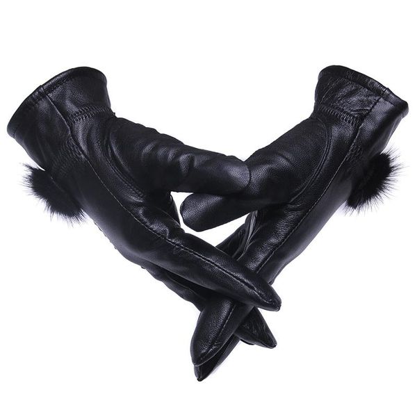 five fingers gloves women leather motorcycle riding hairball driving plus velvet thick warmth men thin autumn winter couple bridal, Blue;gray
five fingers gloves women leather motorcycle riding hairball driving plus velvet thick warmth men thin autumn winter couple bridal, Blue;gray