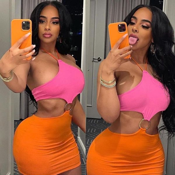 casual dresses 2021 european and american women's color matching suspender dress in spring summer, Black;gray
casual dresses 2021 european and american women's color matching suspender dress in spring summer, Black;gray