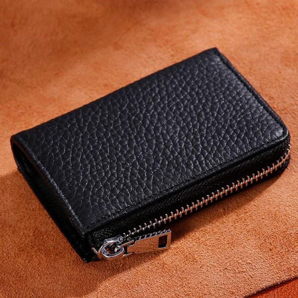card holders cow leather coin purses women's small change holder pocket key case mini functional pouch zipper money wallet, Brown;gray
card holders cow leather coin purses women's small change holder pocket key case mini functional pouch zipper money wallet, Brown;gray