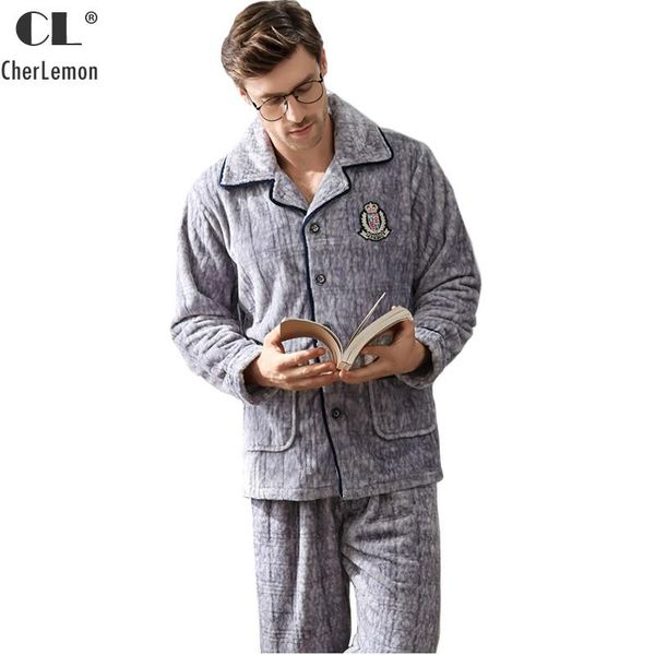 cherlemon ultra soft warm cosy winter luxury flannel fleece pajamas nightwear mens thick warm pyjama set male thermal sleepwear, Black;brown
cherlemon ultra soft warm cosy winter luxury flannel fleece pajamas nightwear mens thick warm pyjama set male thermal sleepwear, Black;brown
