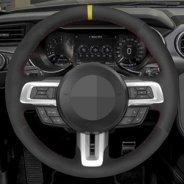 car steering wheel cover soft black suede yellow marker for ford mustang 2015 2017 2018 2019 mustang gt 2015 2017 2018 2019
car steering wheel cover soft black suede yellow marker for ford mustang 2015 2017 2018 2019 mustang gt 2015 2017 2018 2019